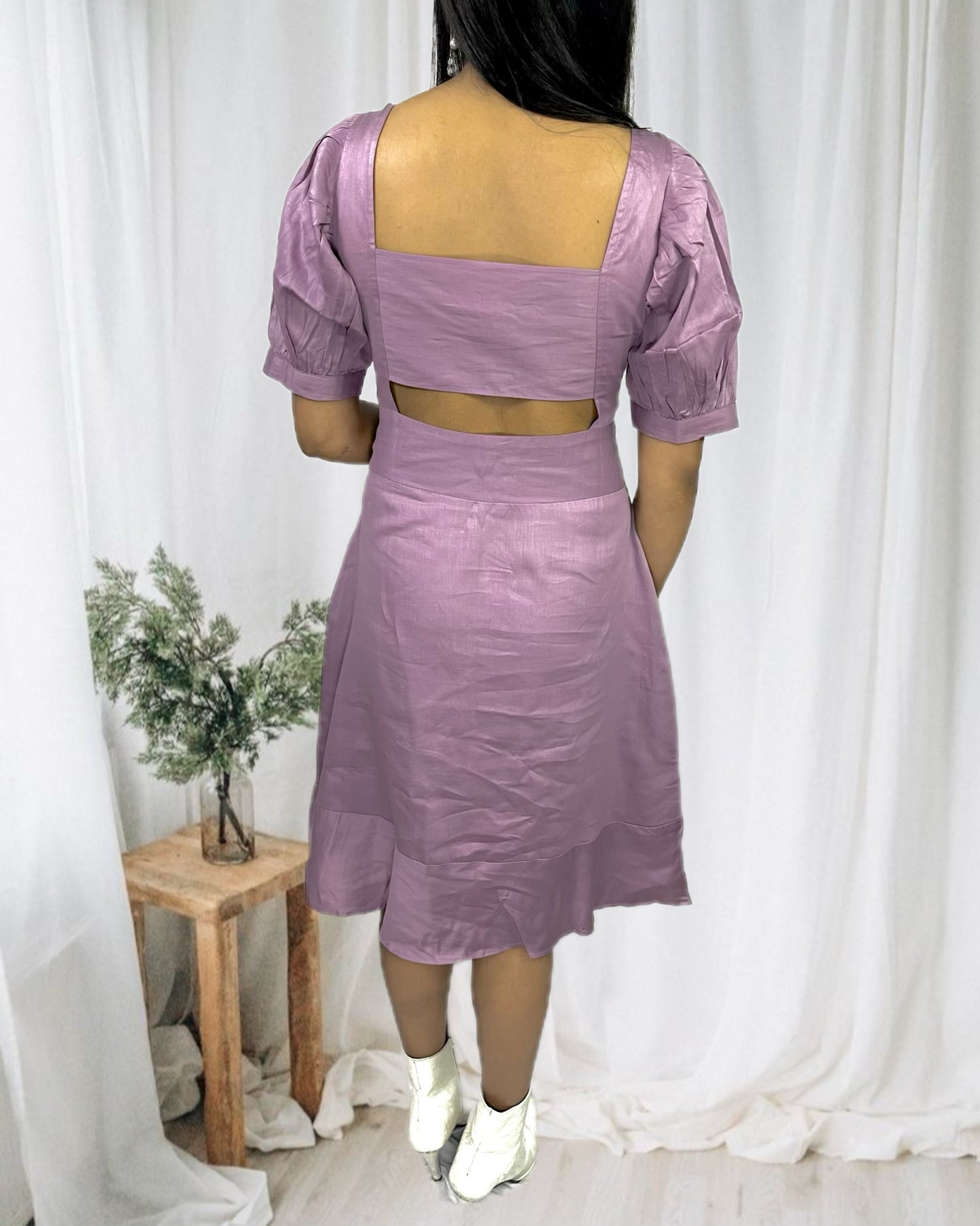 Lilac Cotton Dress